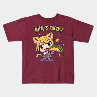 Kitty's Tacos Kids T-Shirt